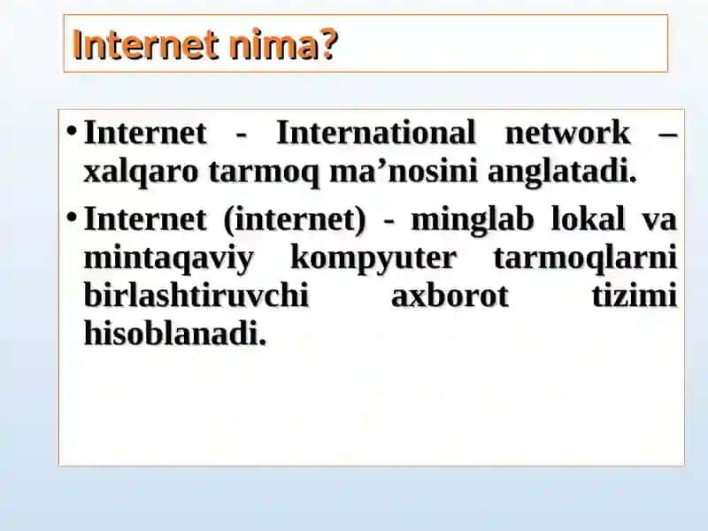 Kasbiy faoliyatda Internet texnologiyalarini qo‘llash 4