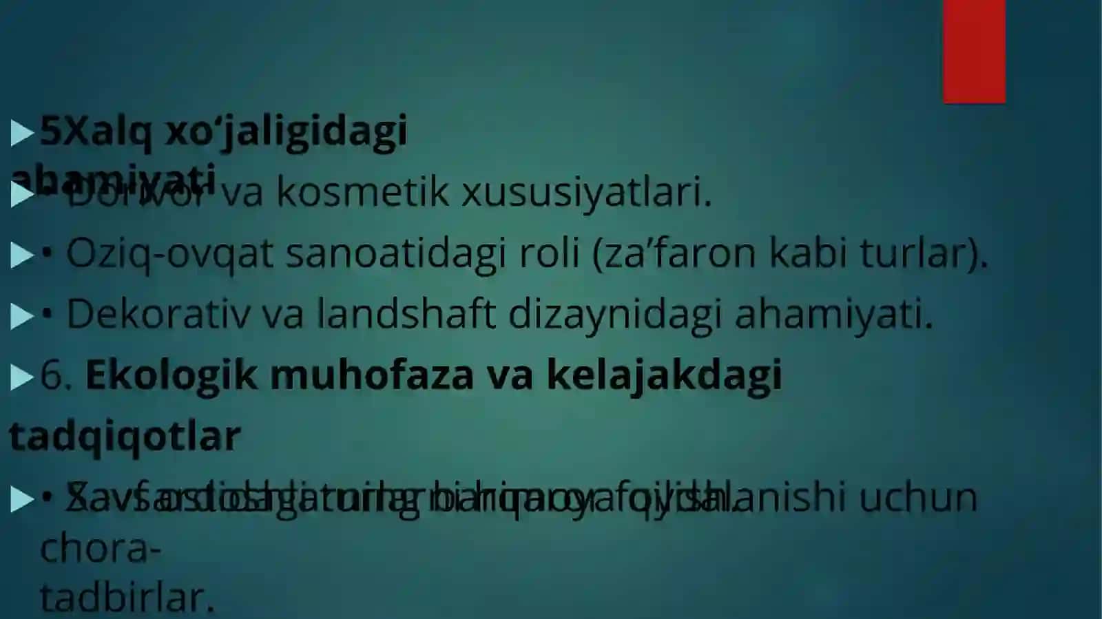 Savsardoshlar (Iridaceae) oilasidagi turlar biologiyasi, ekologiyasi, areali va xalq xo‘jaligidagi ahamiyati 4