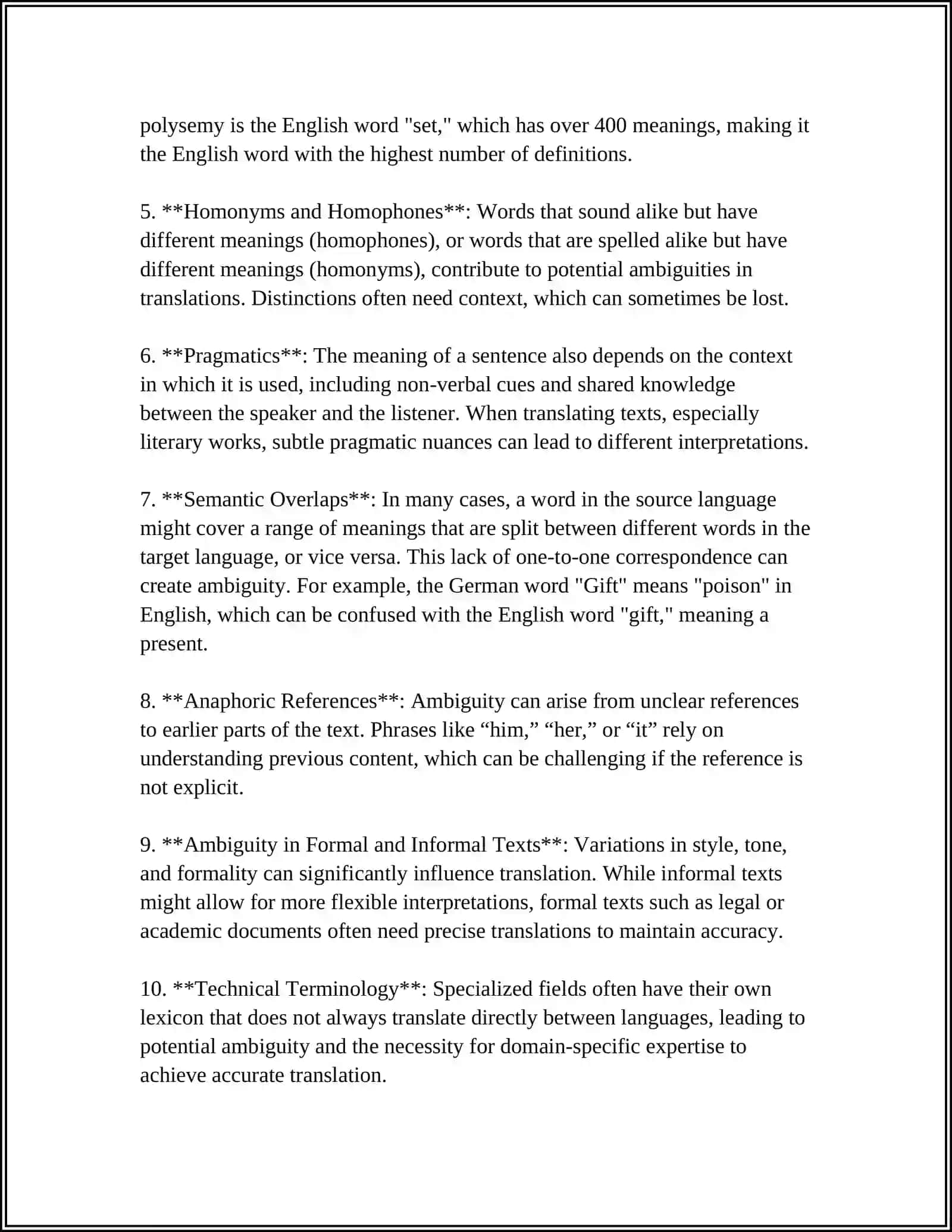 MUSTAQIL ISH: TRANSLATION PROBLEMS AND PHRASAL VERB 4