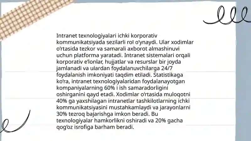 Tarmoqlar texnologiyasi va internet xizmatlari 4