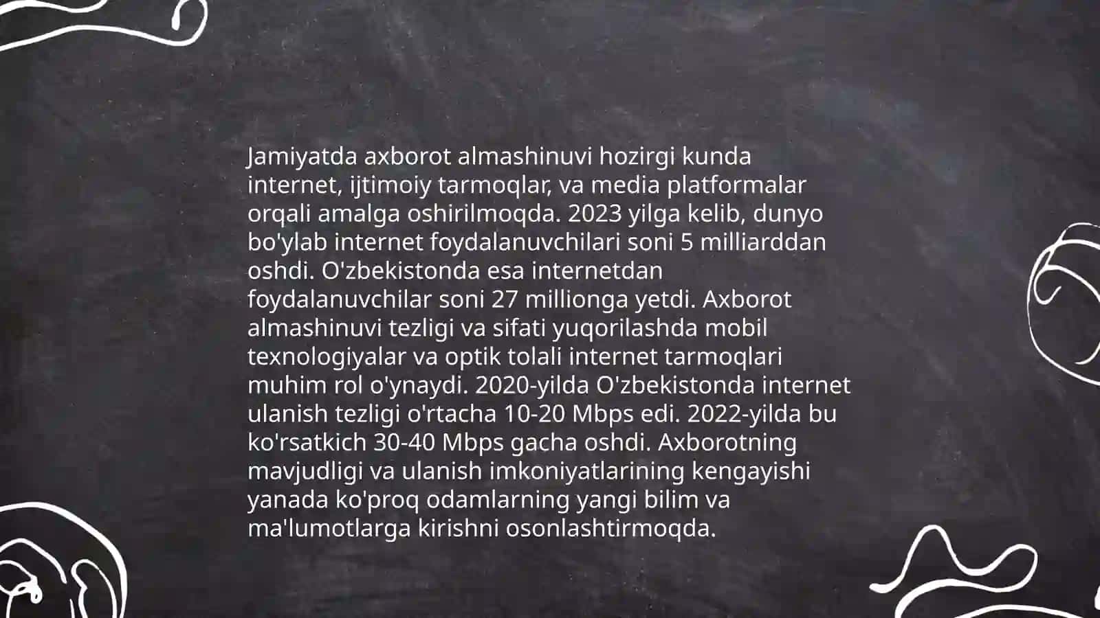 Axborotning jamiyatdagi o'rni va ahamiyati 4