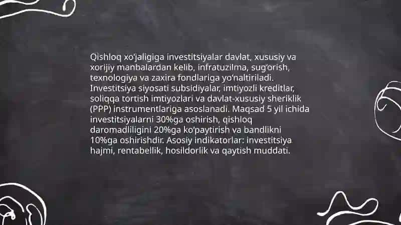 Davlat subsidiyalari va qo‘llab‑quvvatlash mexanizmlari 4