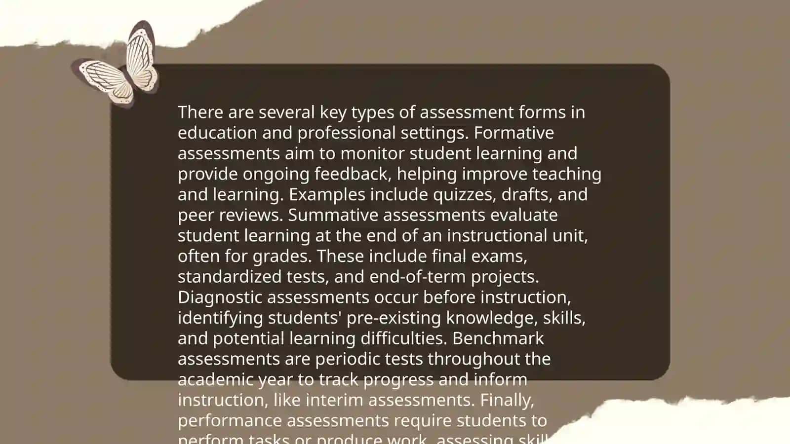 Development of Assessment Forms and Criteria 4