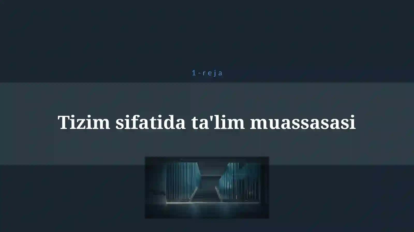 TА’LIM MUАSSАSАSI MЕNЕJMЕNTI 4