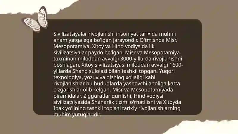 Tarix falsafasi sivilizatsiya va madanyati Muxlisa Eshqobilova 4