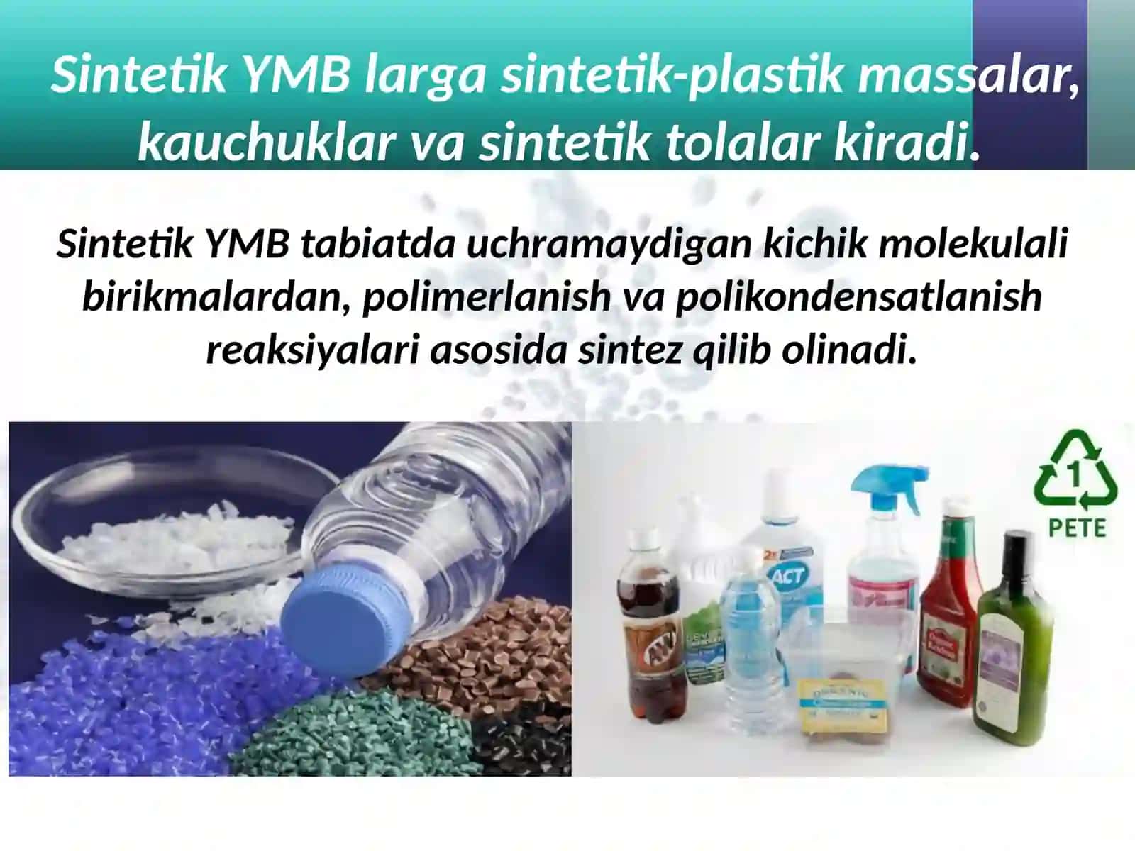 Yuqori molekulyar birikmalar 4