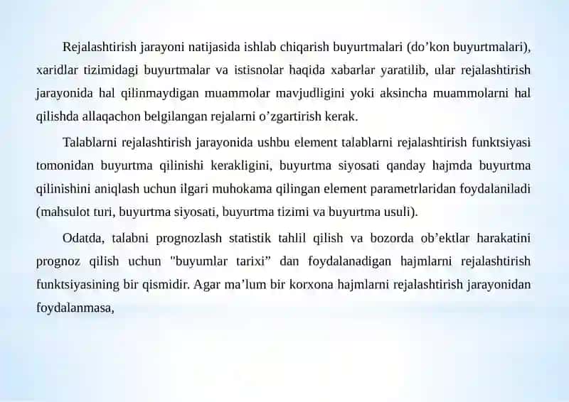MRP va MRP II ta’rifi 4