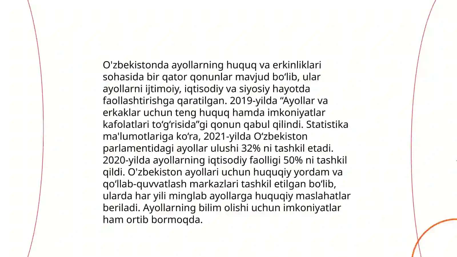 Yangi Oʻzbekistonda inson haq - huquqlari va erkinliklari kafolatining yaratish 4