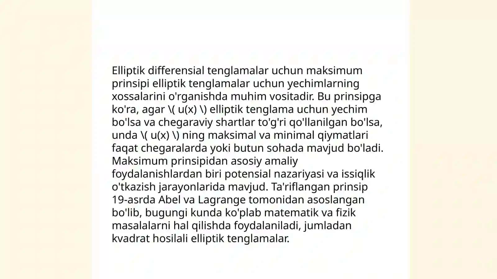 Maksimum prinsipi va taqqoslash teoremalari 4