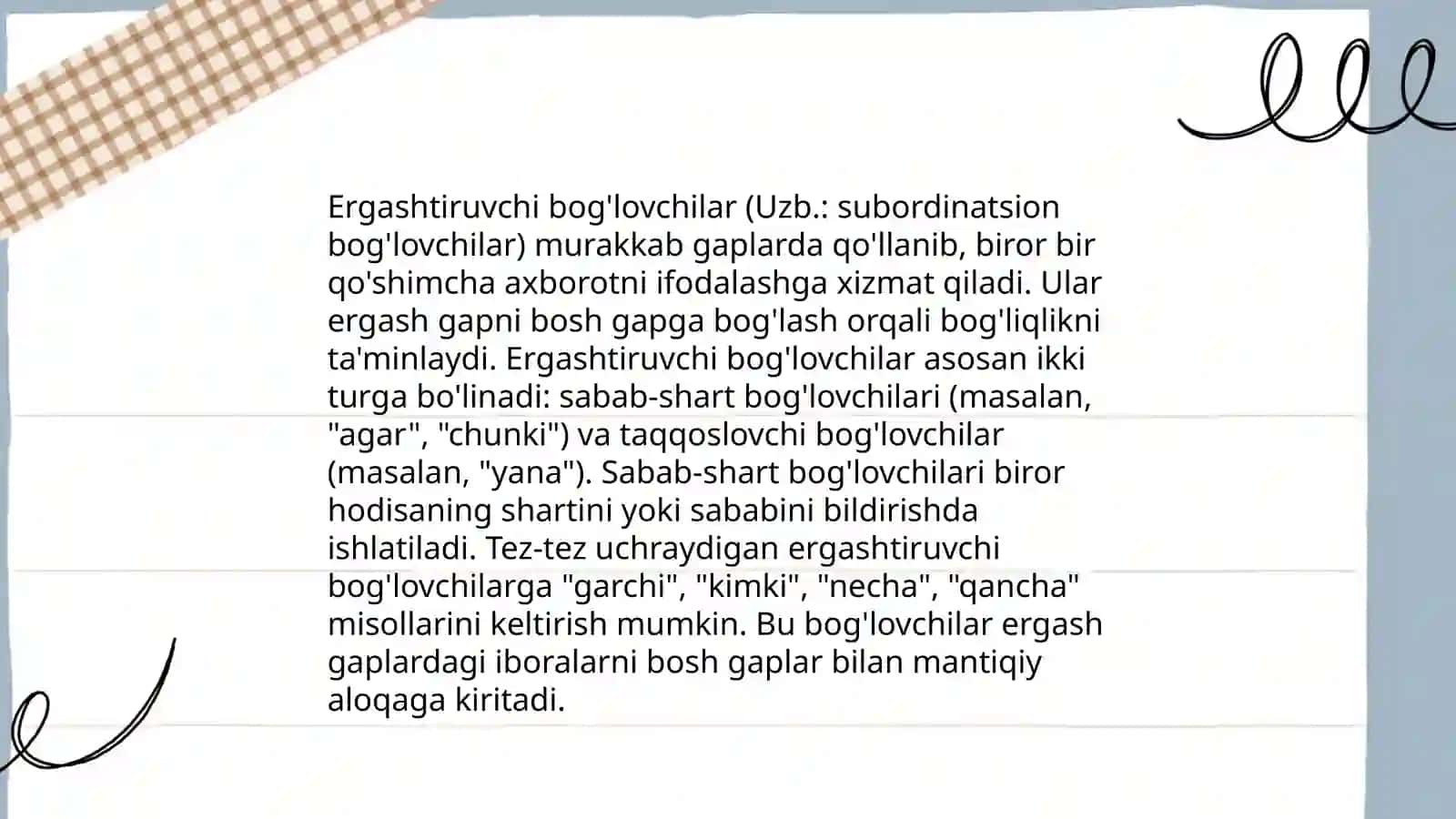 Ergashtiruvchi bog'lovchilar yordamida bogʻlangan qo'shma gaplar 4