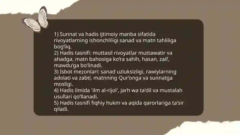 Islom dini manbalari, aqidaviy maktablari va hozirgi davrdagi ahamiyati 4