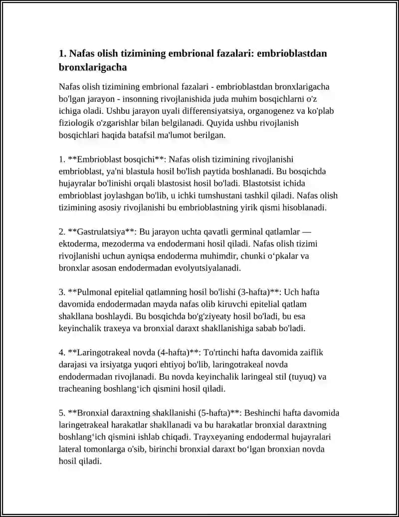 NAFAS OLISH TIZIMINI EMBRIONAL RIVOJLNISHI VA ANATIMIYASI 4
