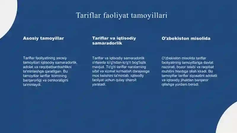 Importni tariflar orqali tartibga solish (O’zbekiston Respublikasi misolida) 4