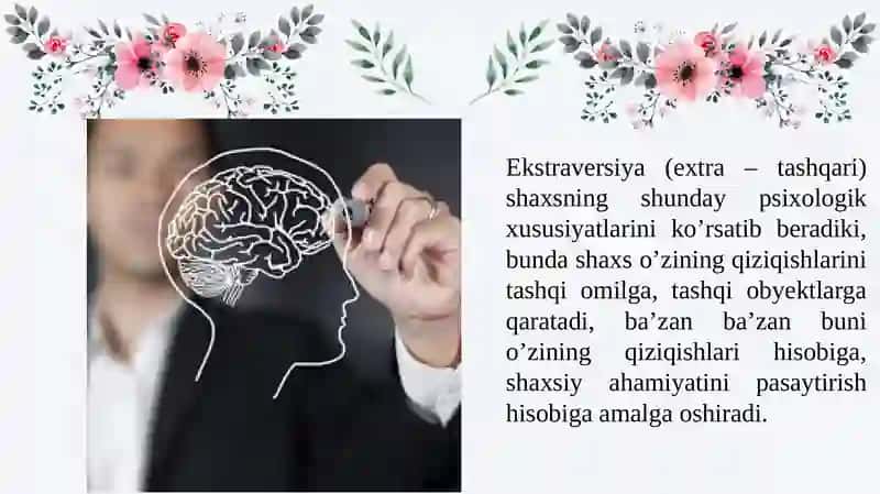 Ixtiyoriy xulq-atvor va faoliyatning boshqarishning psixofiziologik mexanizmlari 4