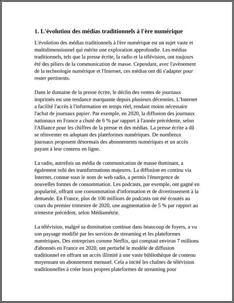 MÉDIAS ET COMMUNICATION 4