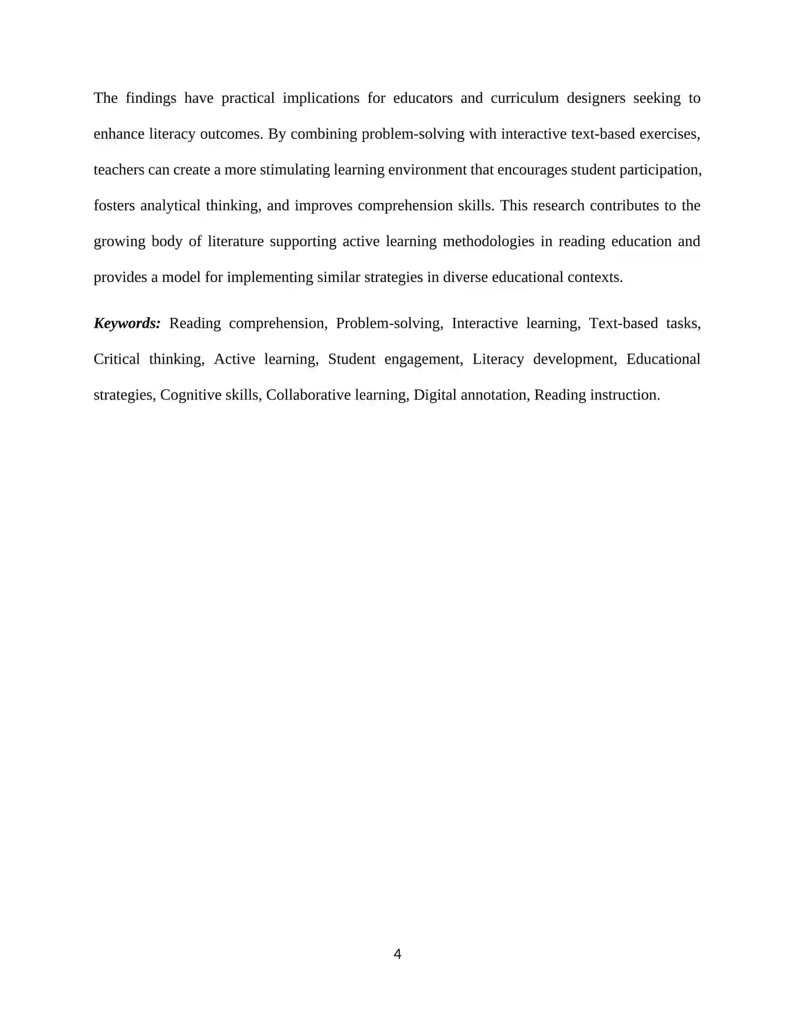 Enhancing Students’ Reading Comprehension Through Problem-Solving and Interactive Text-Based Tasks 4