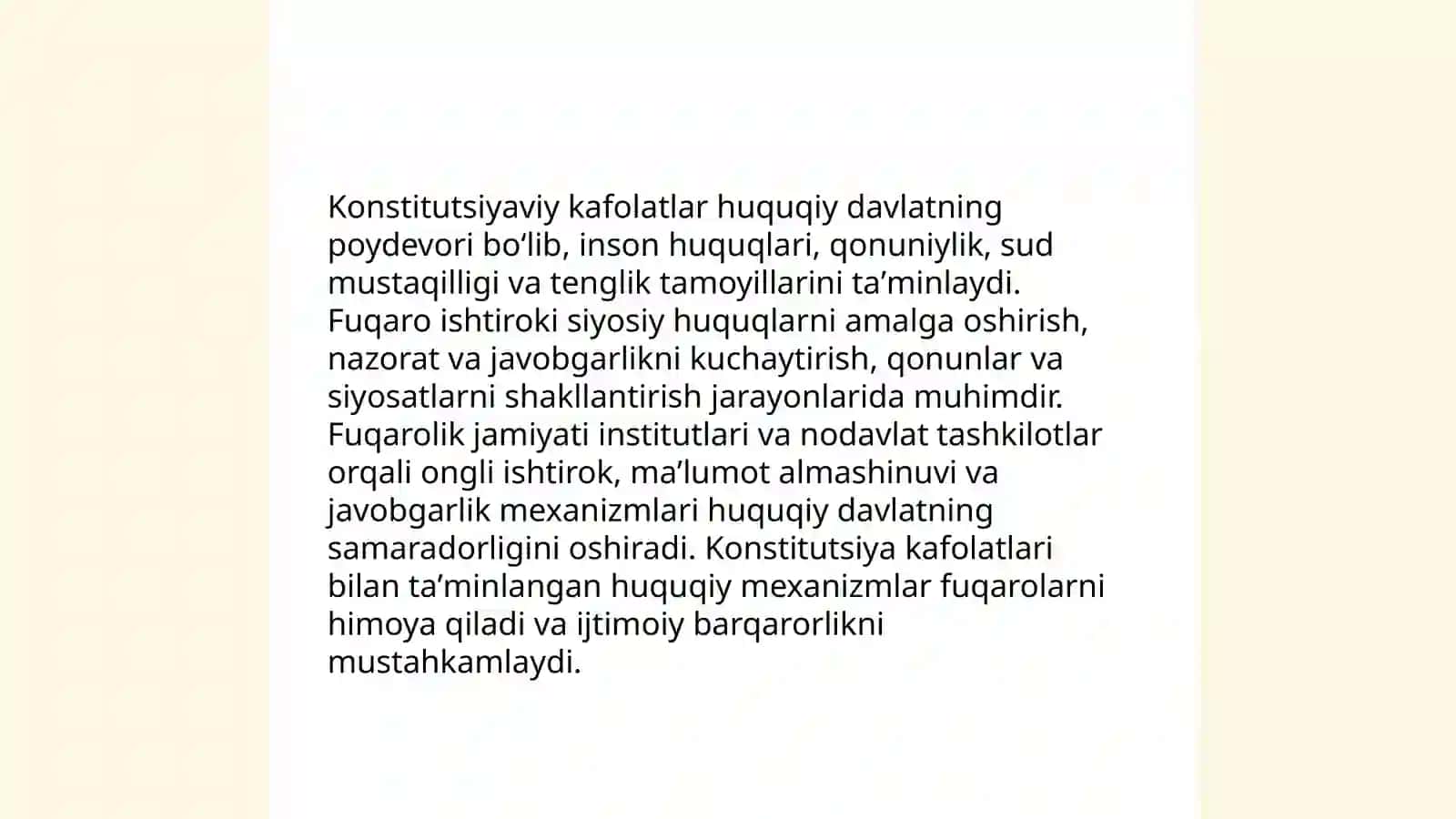 Huquqiy davlat va fuqarolik jamiyatning o'zaro tasiri 4