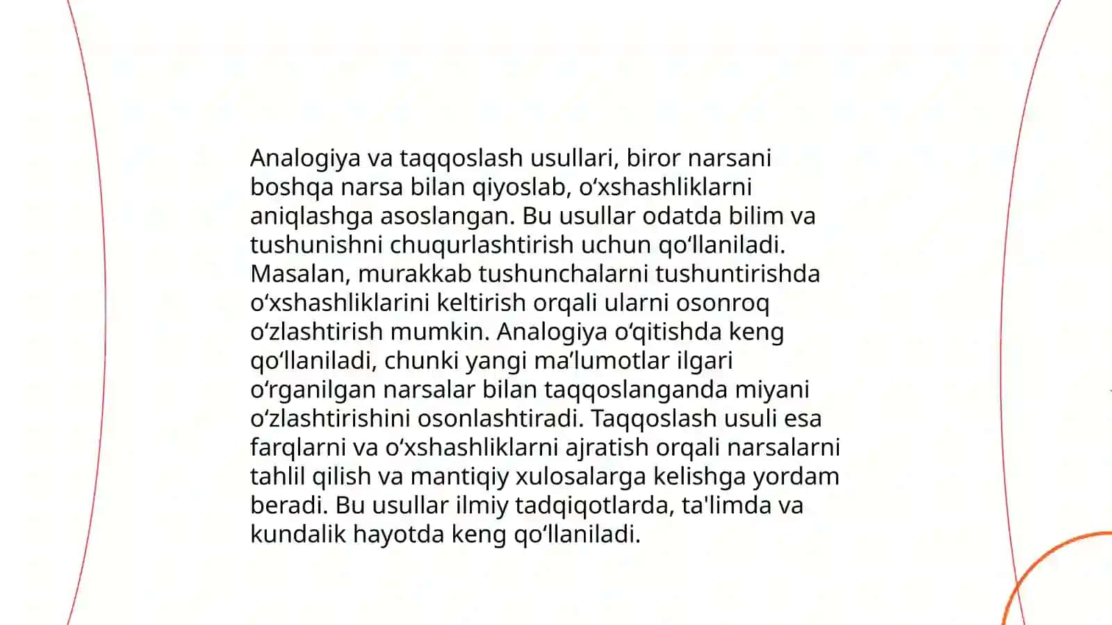 Analogiya va uning ta'rifi: analogiya va evolyutsiya 4