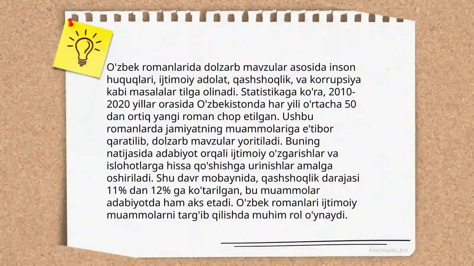 Hozirgi adabiy jarayon va o'zbek romanchiligi 4
