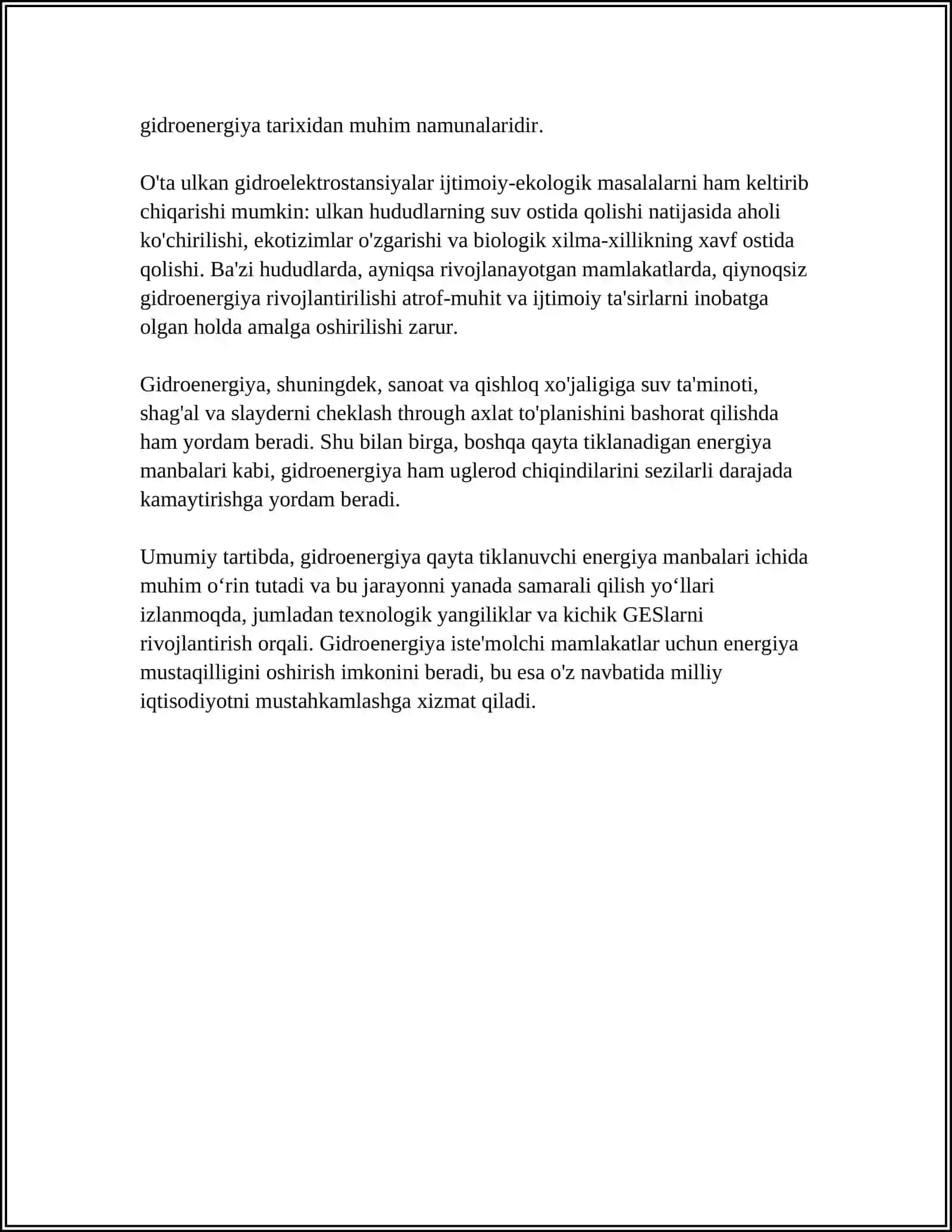 GIDROENERGITIKA ZAXIRALARI 4