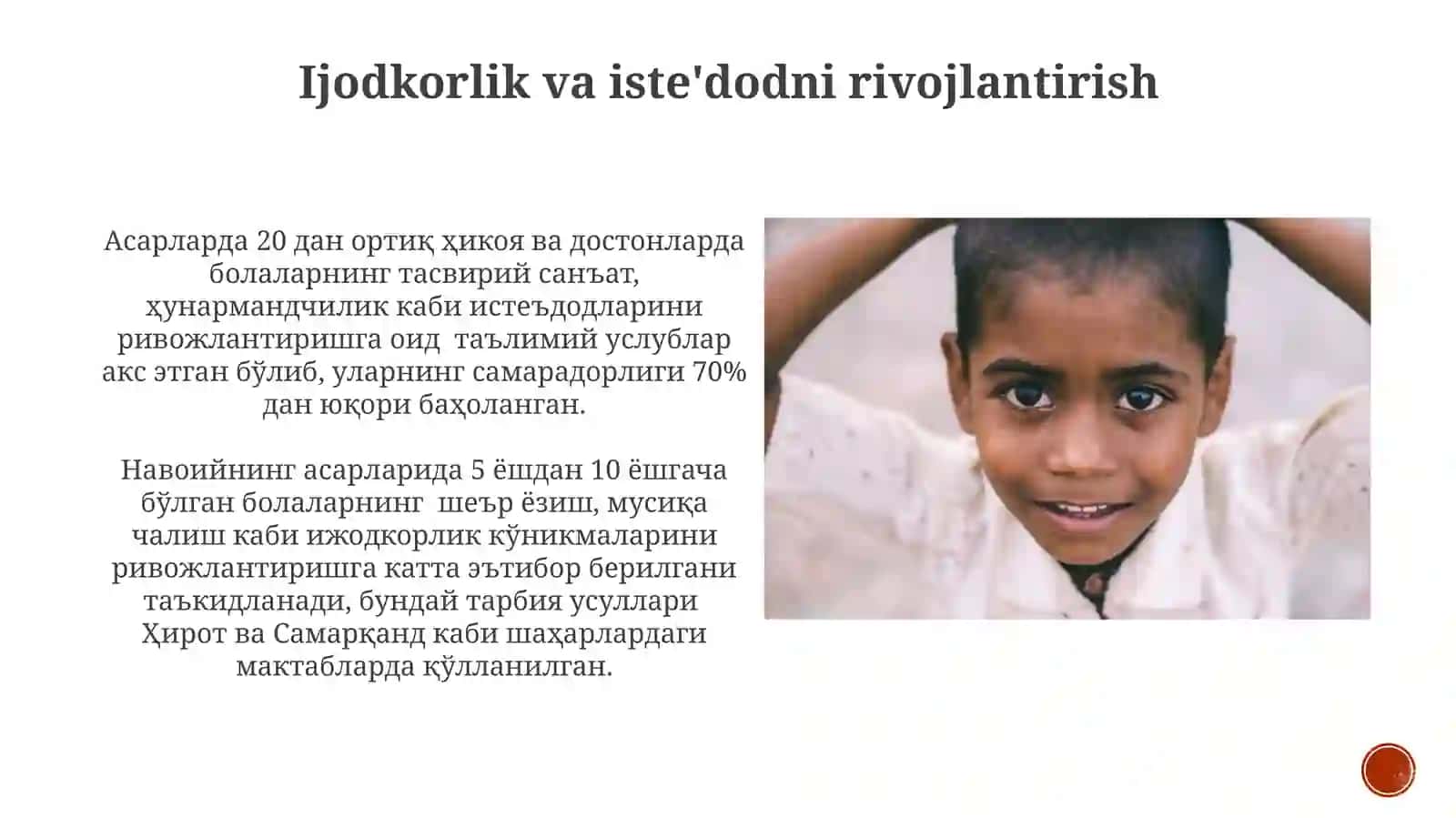 Alisher Navoiy asarlarida bolani tarbiyasi 4