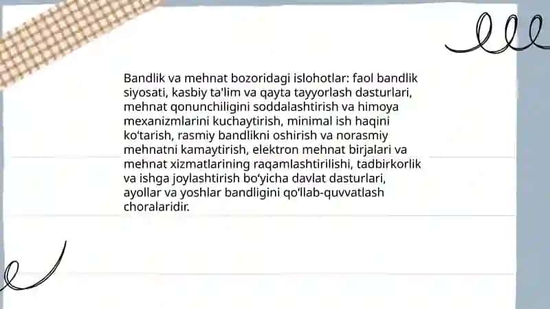 Oʻzbekiston Respublikasidagi ijtimoiy oʻzgarishlar 4