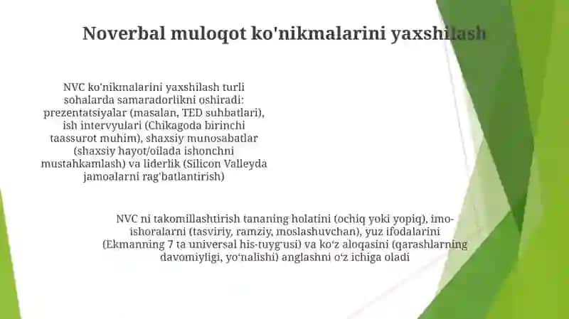 Noverbal muloqot nima va uning boshqa muloqot turlaridan farqi 4