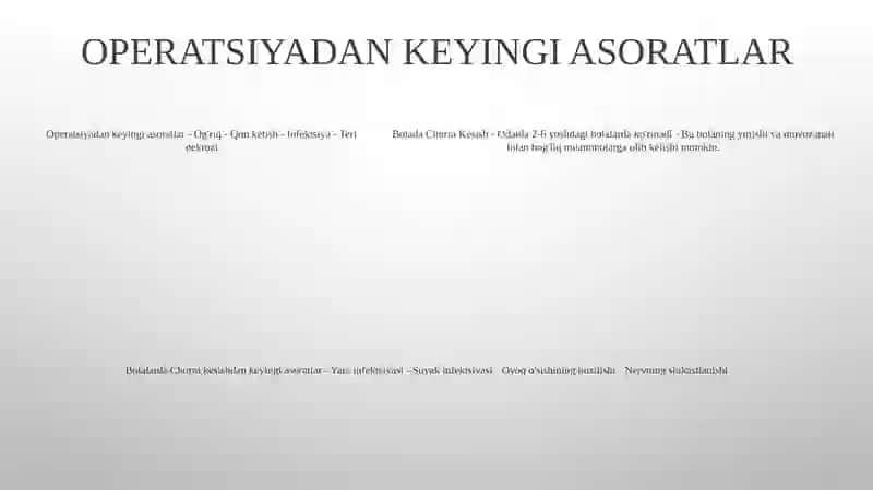 Bolalarda Churra Kesish Xususiyatlari 4