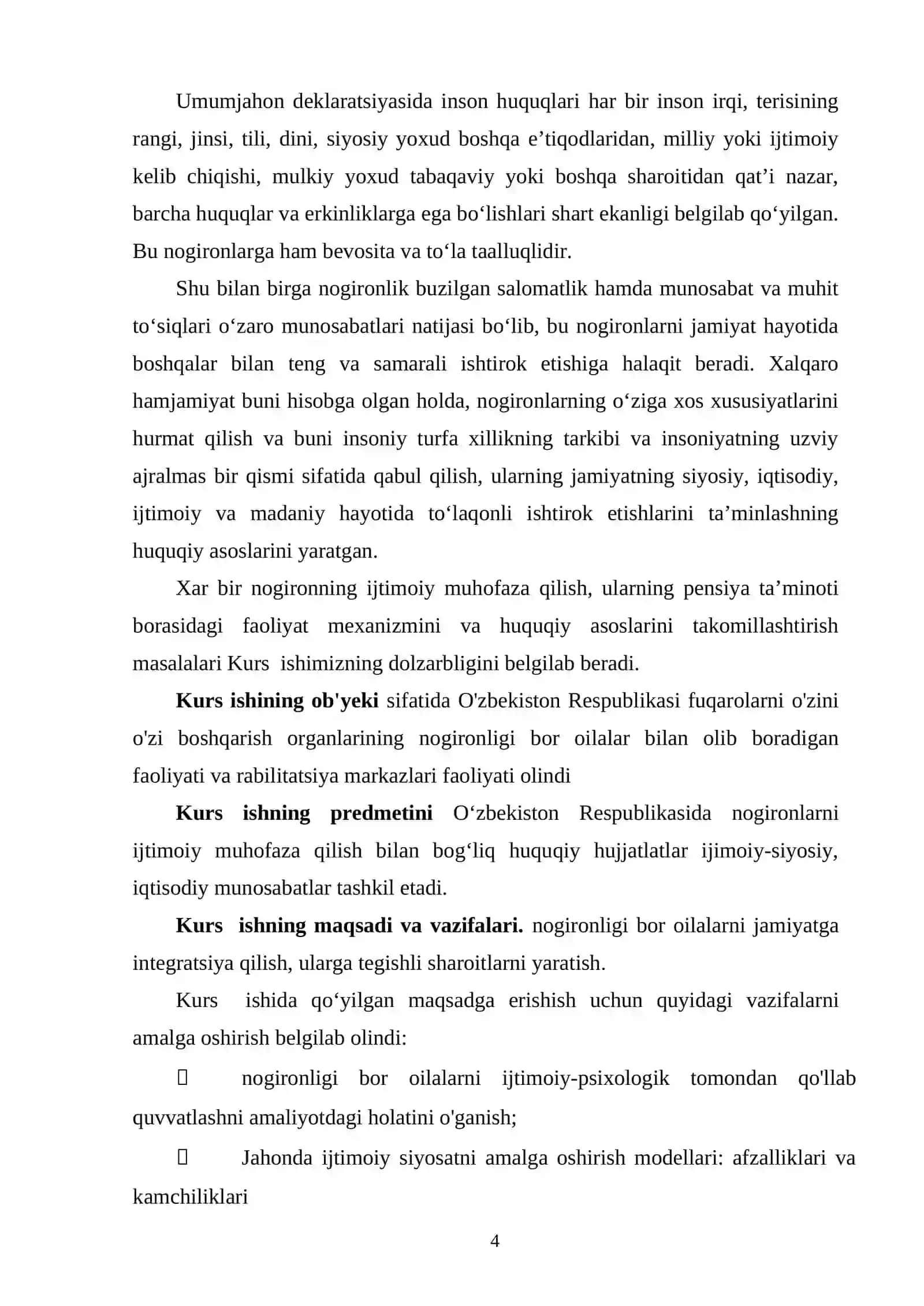 Nogironligi Bor Shaxslar Istiqomat Qiladigan Oilalarni Jamoyatga Integratsiya Qilish 4