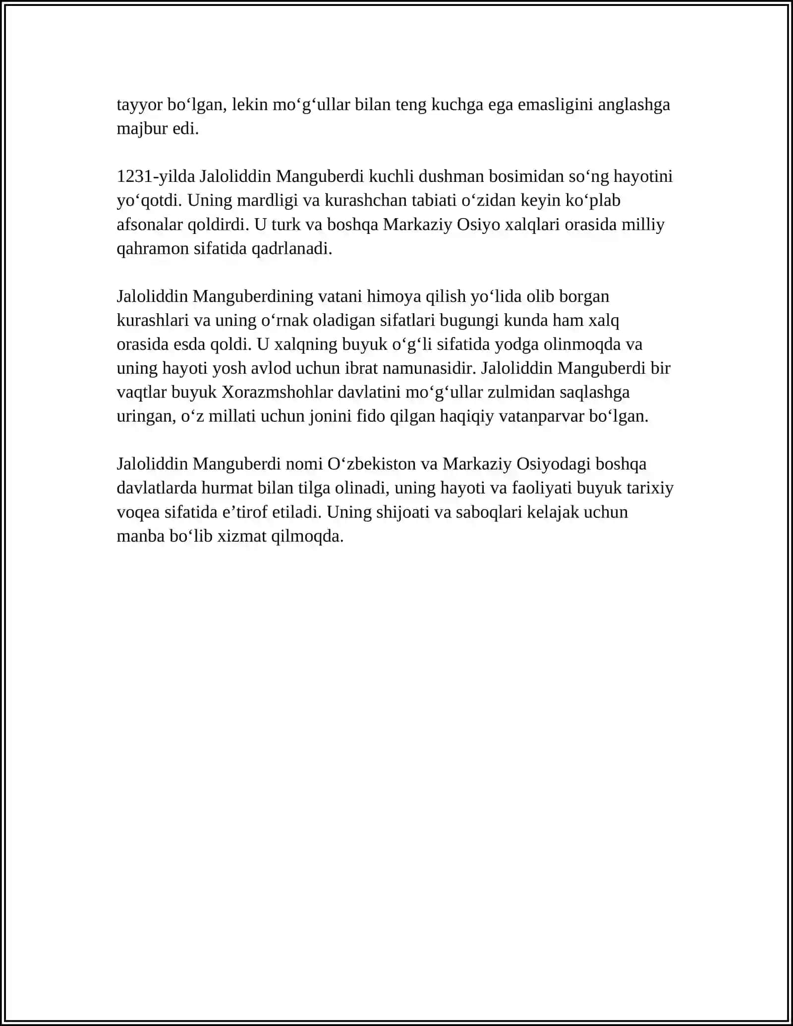 JALOLIDIN MANGUBERDI VATAN HIMOYACHISI 4