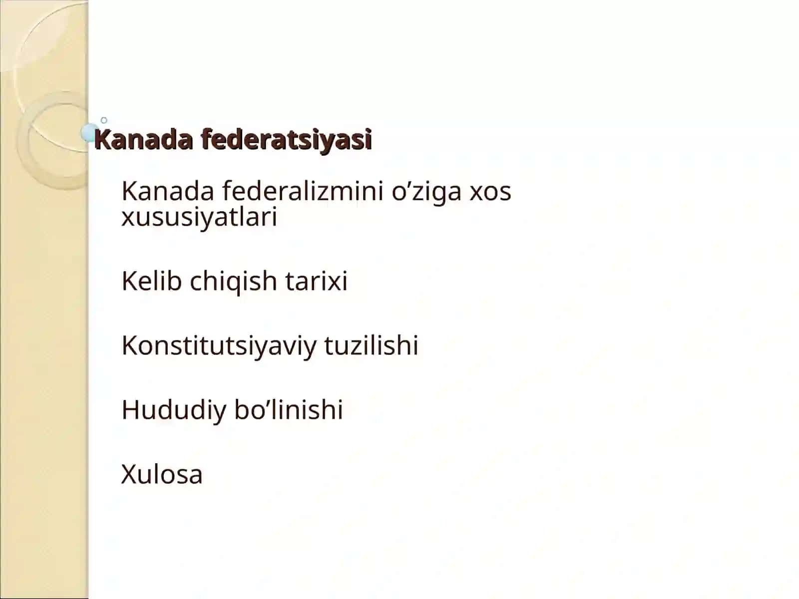 Kanada federatsiyasi davlat tizimi 4