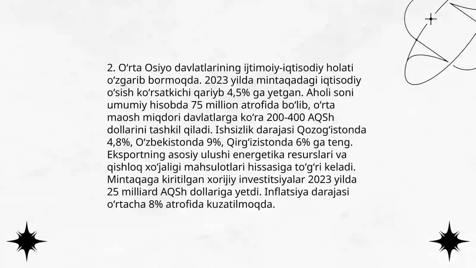 O'rta osiyoning chor rossiyasi boshqaruv davridagi tarixiy geografiyasi Ğulomov Ilyosbek 4