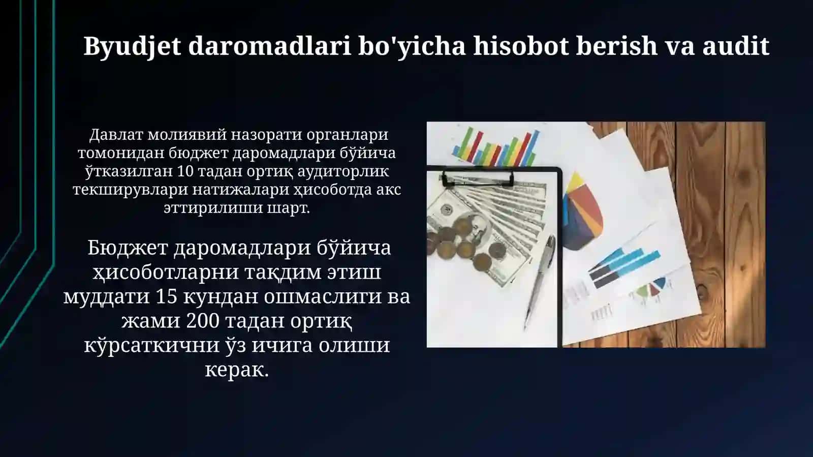 Budjet daromadlarining g‘azna ijrosini tashkil etish va boshqarish 4