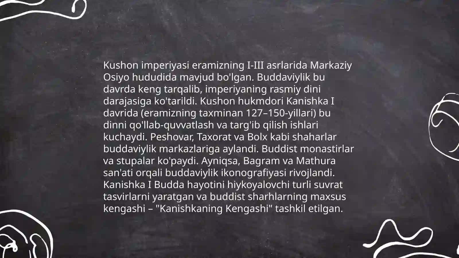Òzbekistonda buddaviylik dinining tarixiy ildizlari ( Qoratepa, Fayoztepa, Dalvarzintepa ) va hozirgi zamon 4