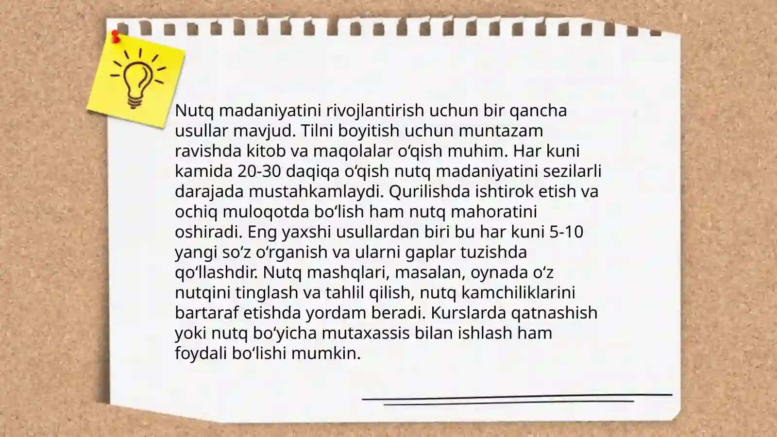 Ona tili oʻqitish metodikasi 4