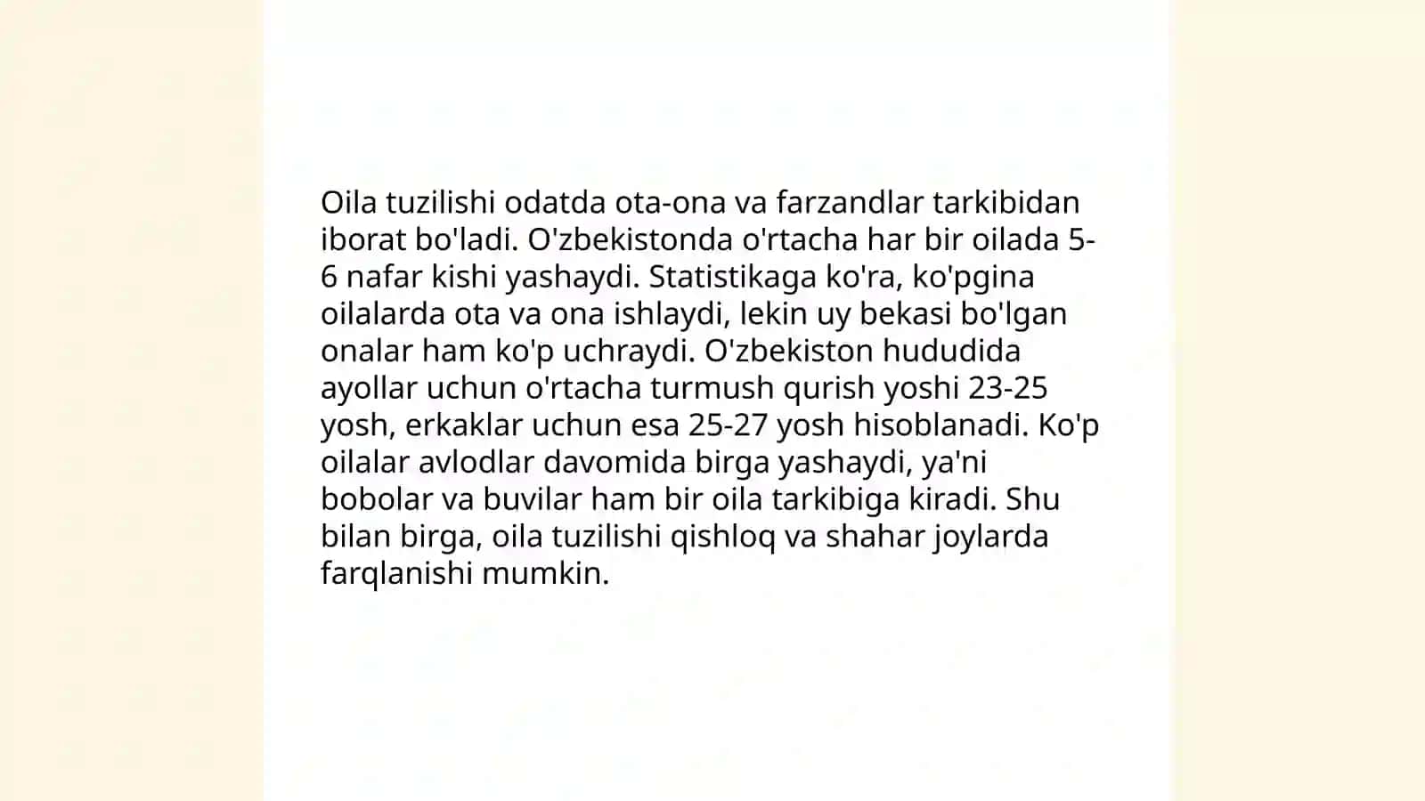 Oila tarixi 4