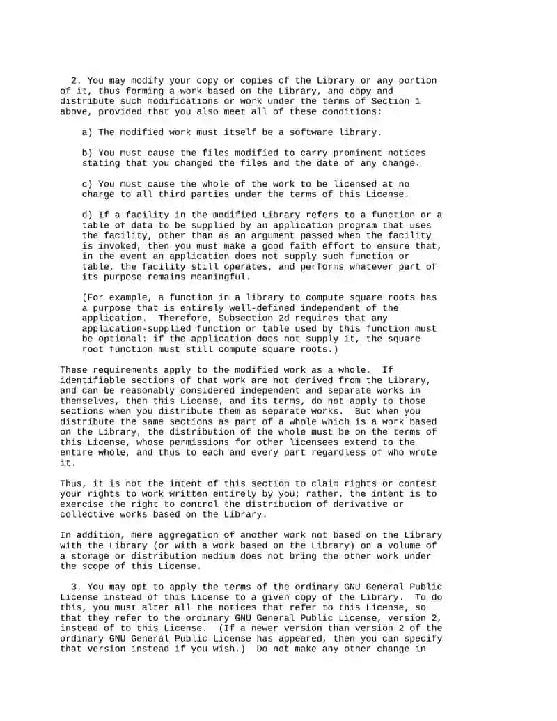 GNU LESSER GENERAL PUBLIC LICENSE 4