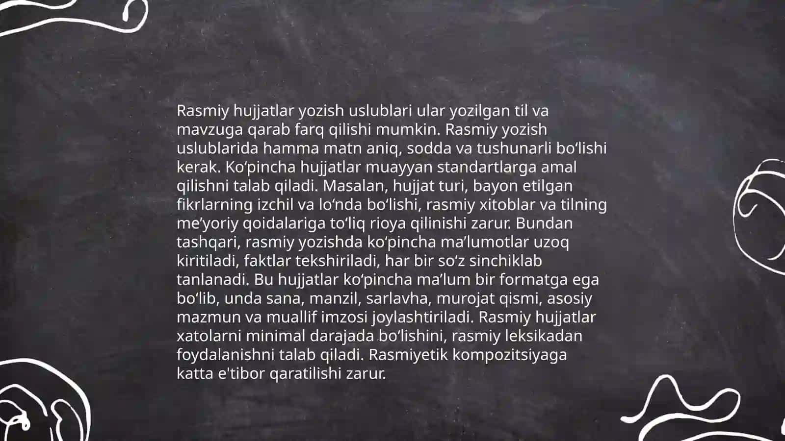 O'zbek tilida to'g'ri yozish qoida va qoidalari 4