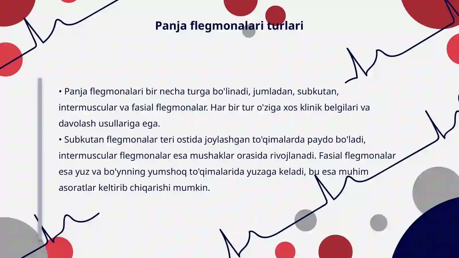 Xasmollar va panja flegmonalarini kesib ochish 4
