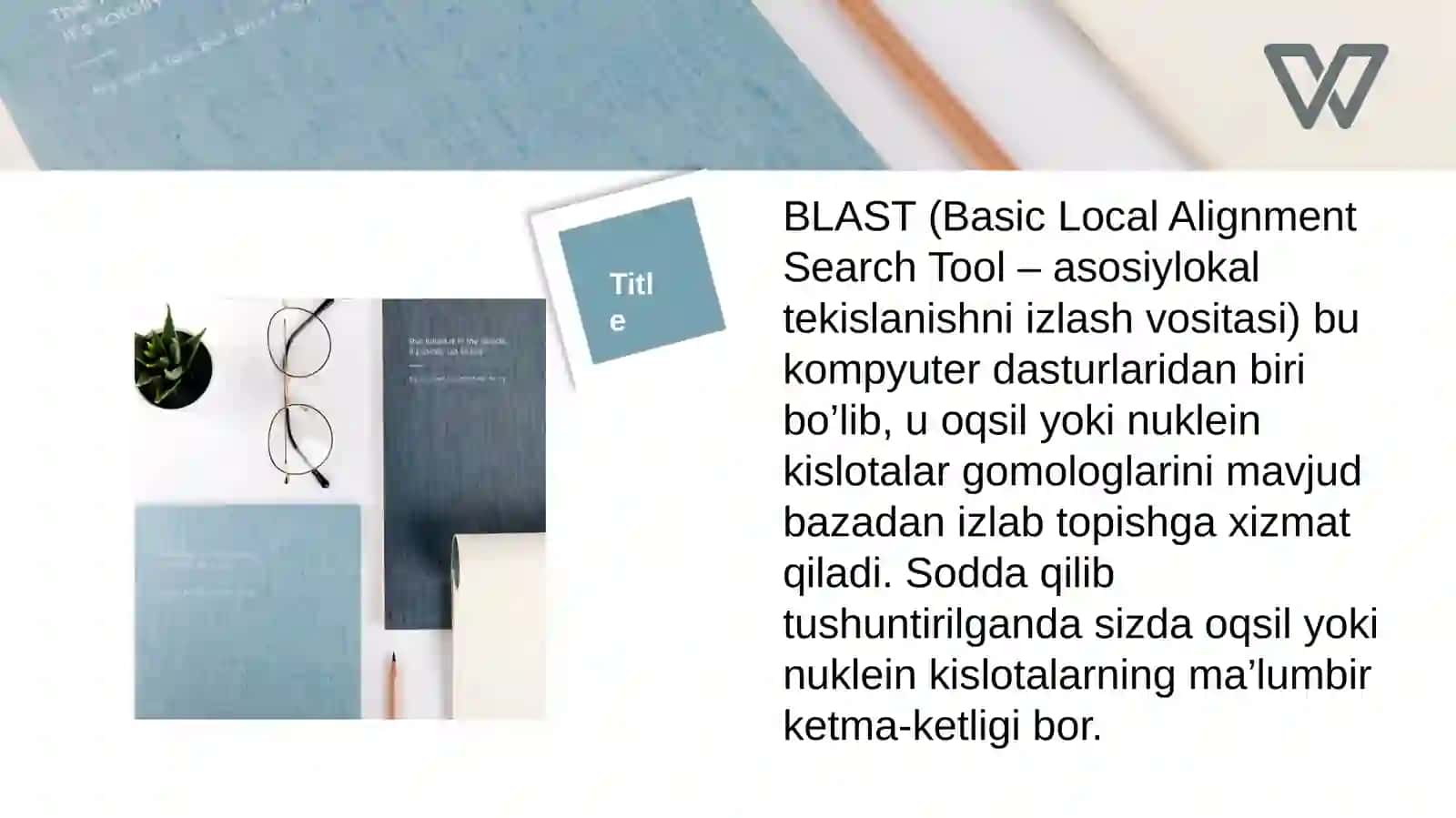 BLAST (Basic Local Alignment Search Tool) 4