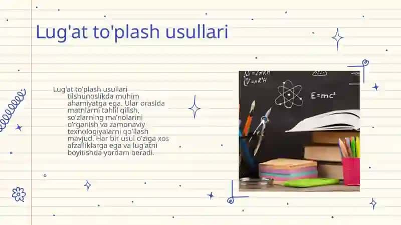 Tilshunoslikda lug'atlarni to'plash va tartiblash bilan bog'liq masalalar 4