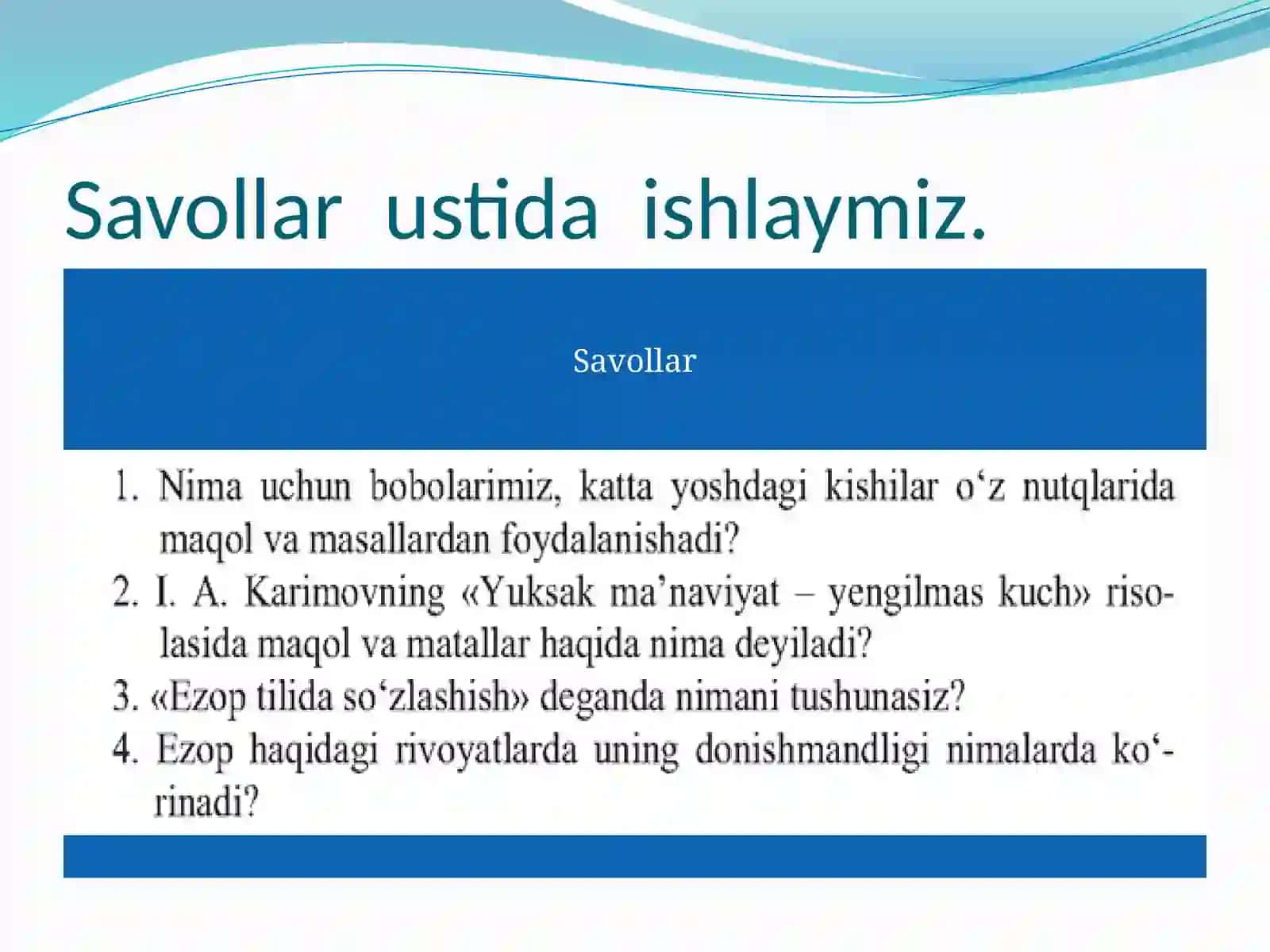 Ezop hayoti va ijodi 4