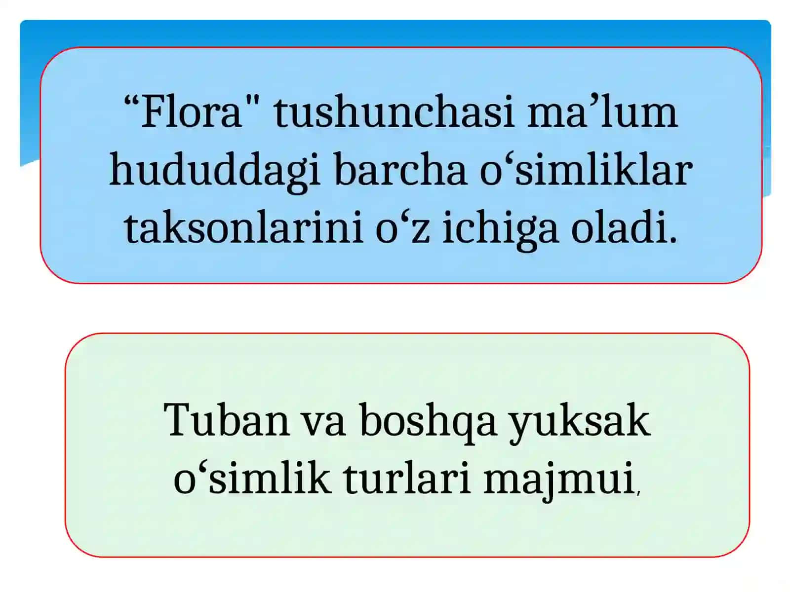 BIOGEOGRAFIYA VA EKOLOGIYANING ASOSIY TUSHUNCHALARI. ORGANIZM JAMOALARI VA ULARNINGPOPULYATSIYALARI GEOGRAFIYASI 4