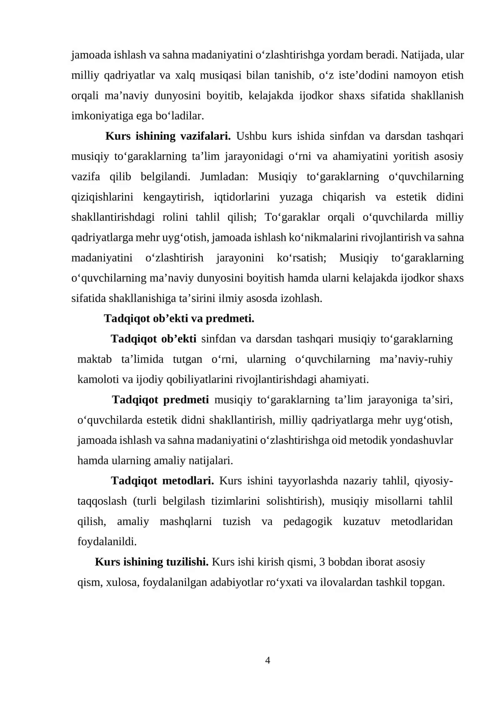 Sinfdan va darsdan tashqari musiqiy to‘garaklarning tutgan o‘rni 4