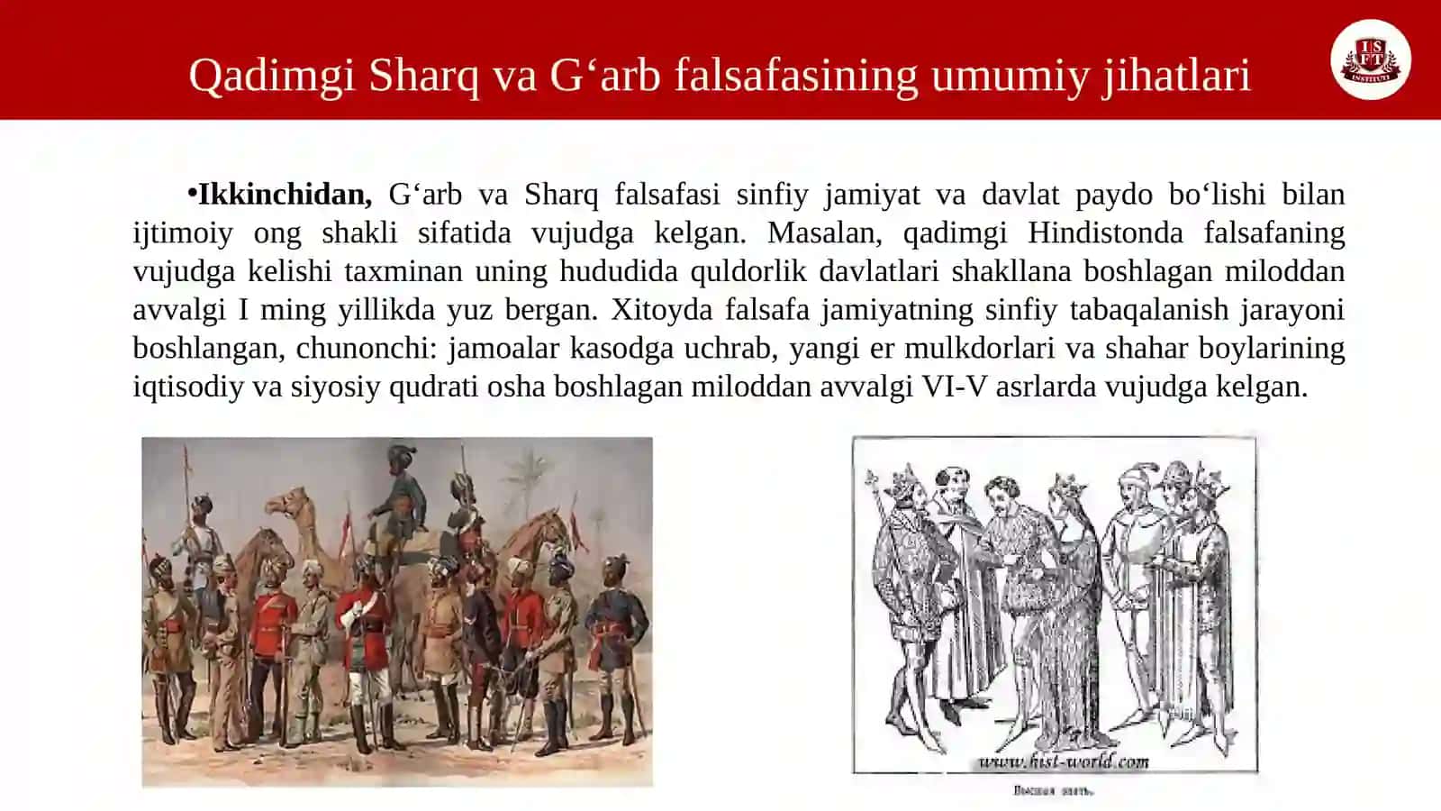 Qadimgi Sharq va G‘arb falsafasining umumiy jihatlari 4
