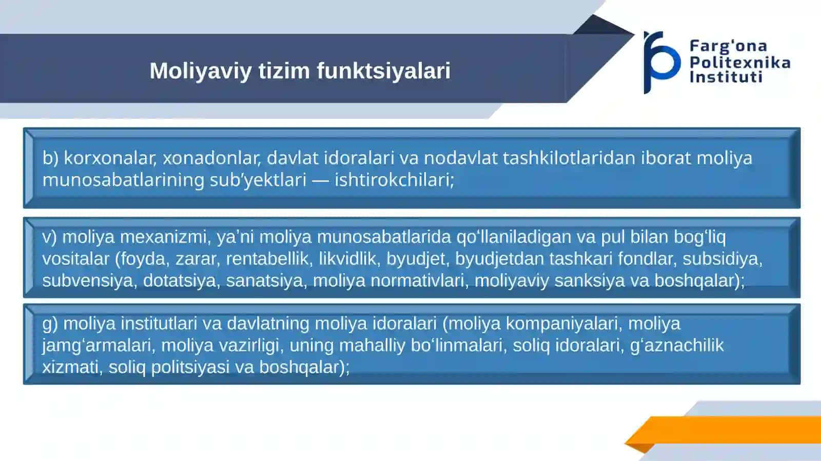 Moliyaviy tizim funktsiyalari va ularning evolyutsiyasi 4