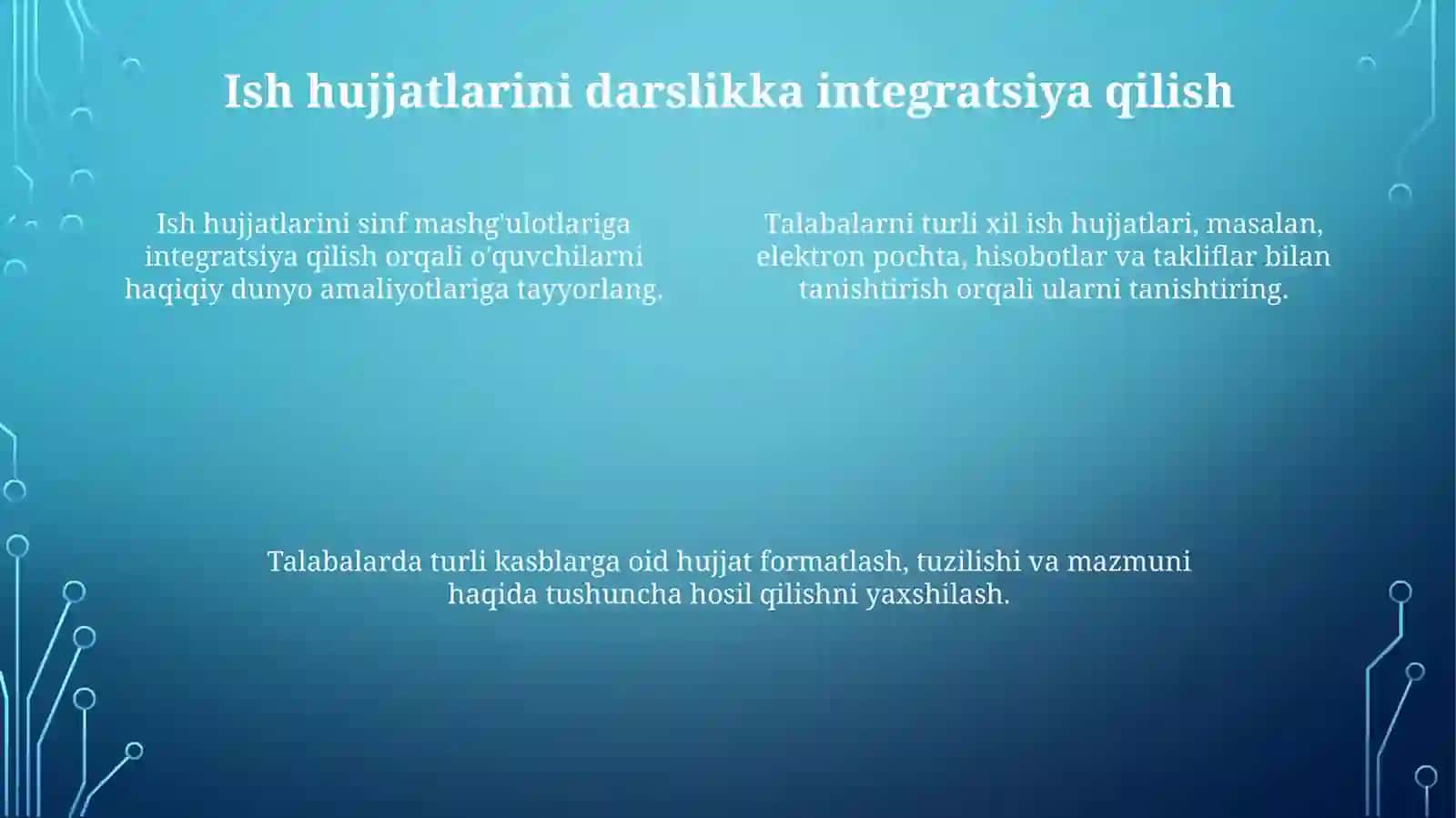 Umumiy orta talim muassalarida ish hujjatlari bilan tanish 4