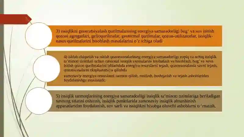 Issiqlik-energetika tejash potensialini baholash 4