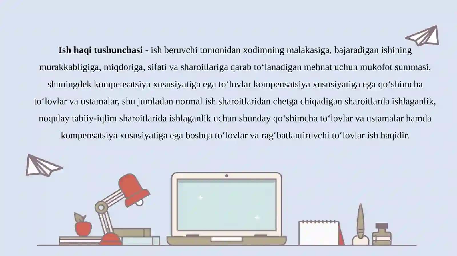 Mehnatga haq to‘lash bo‘yicha muomalalari auditining uslubi 4