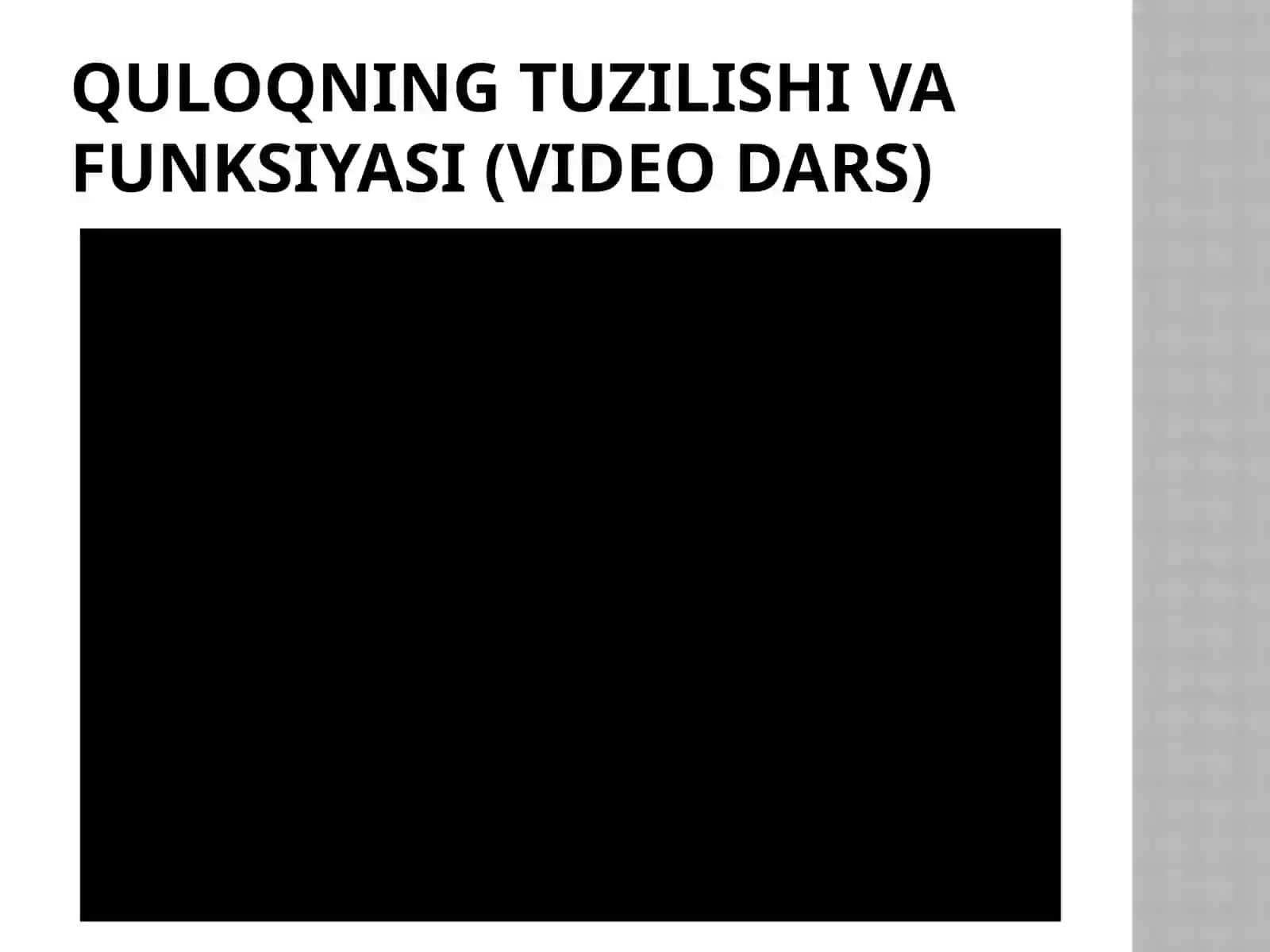 Eshitish organlarining tuzilishi, eshitish gigiyenasi 4